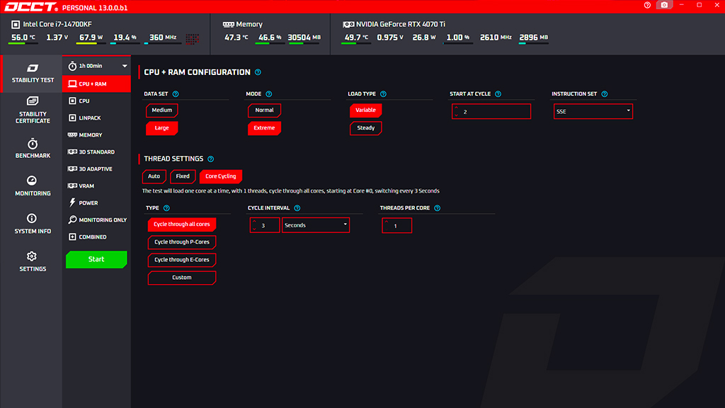AVIS : OCCT le logiciel gratuit pour tester la stabilité de votre PC par