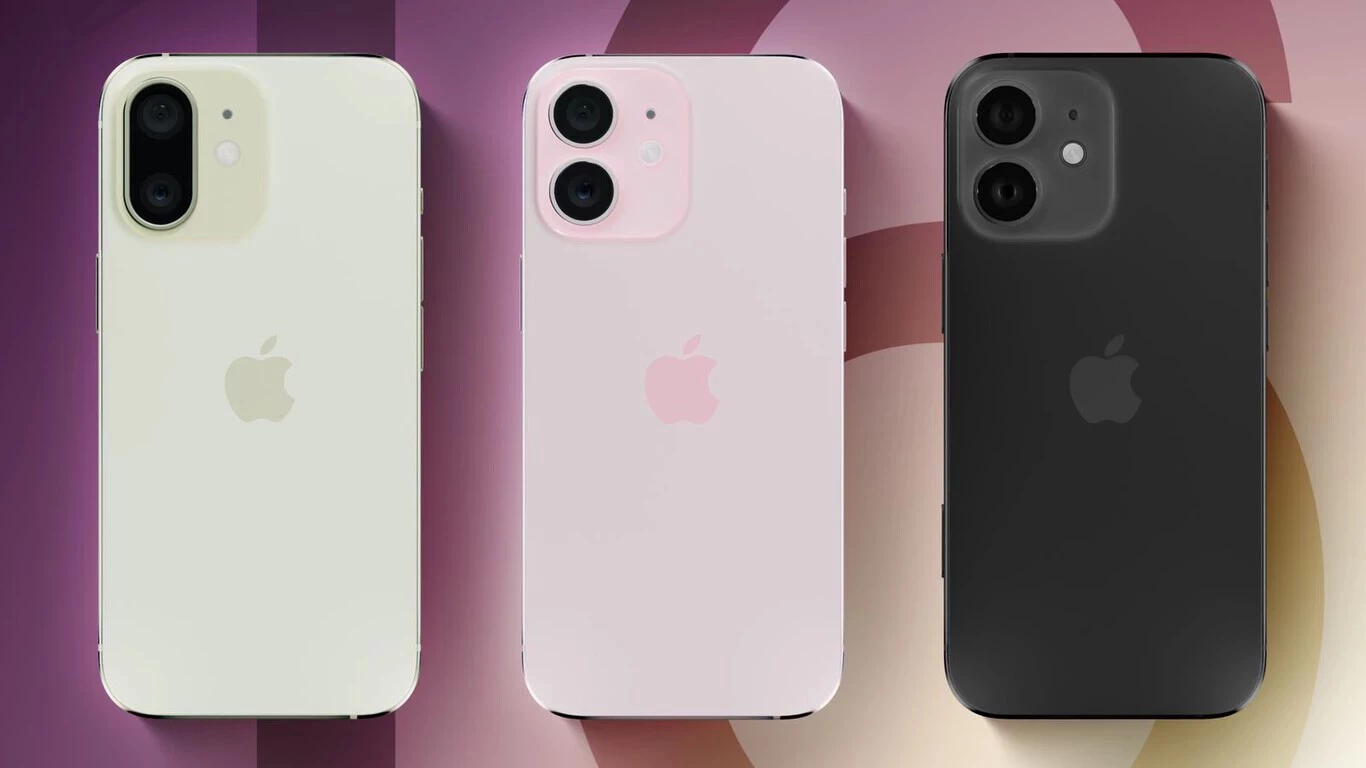 Conceptions possibles de l’arrière des iPhone 16 et 16 Plus (Image : MacRumors)