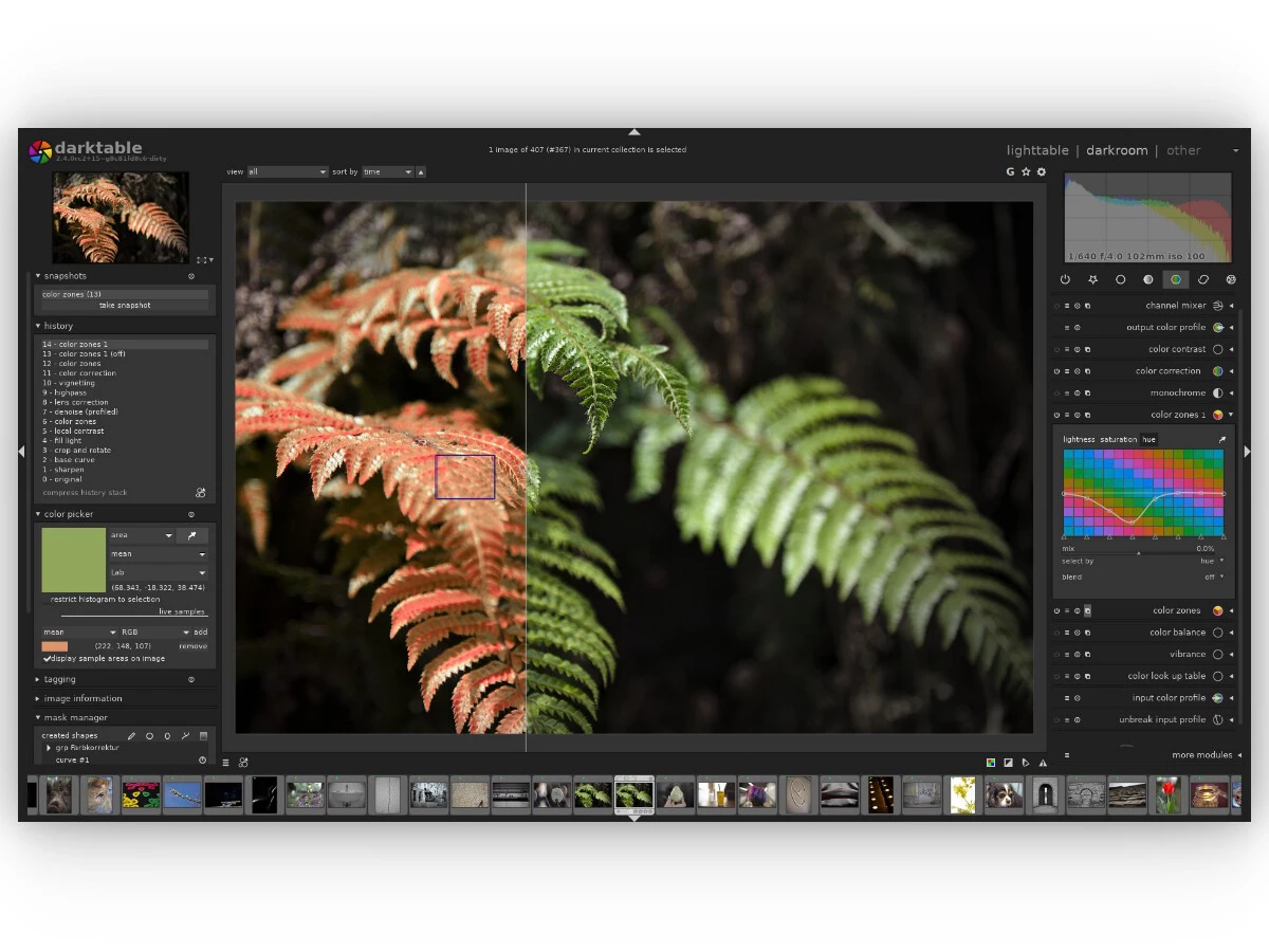 Darktable, une des applications open source les plus puissantes